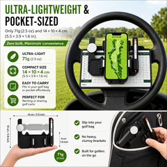 Golf Cart Steering Wheel Phone Mount